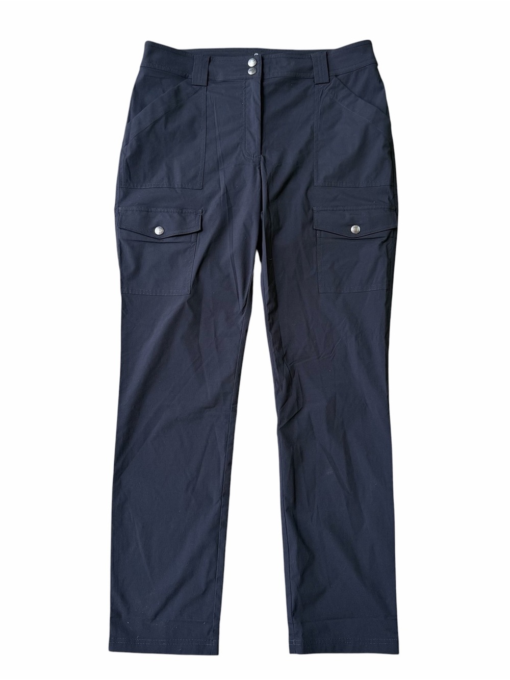 Anatomie The Kate Skinny Cargo Travel Pants Size L Black Versatile Luxury NWT